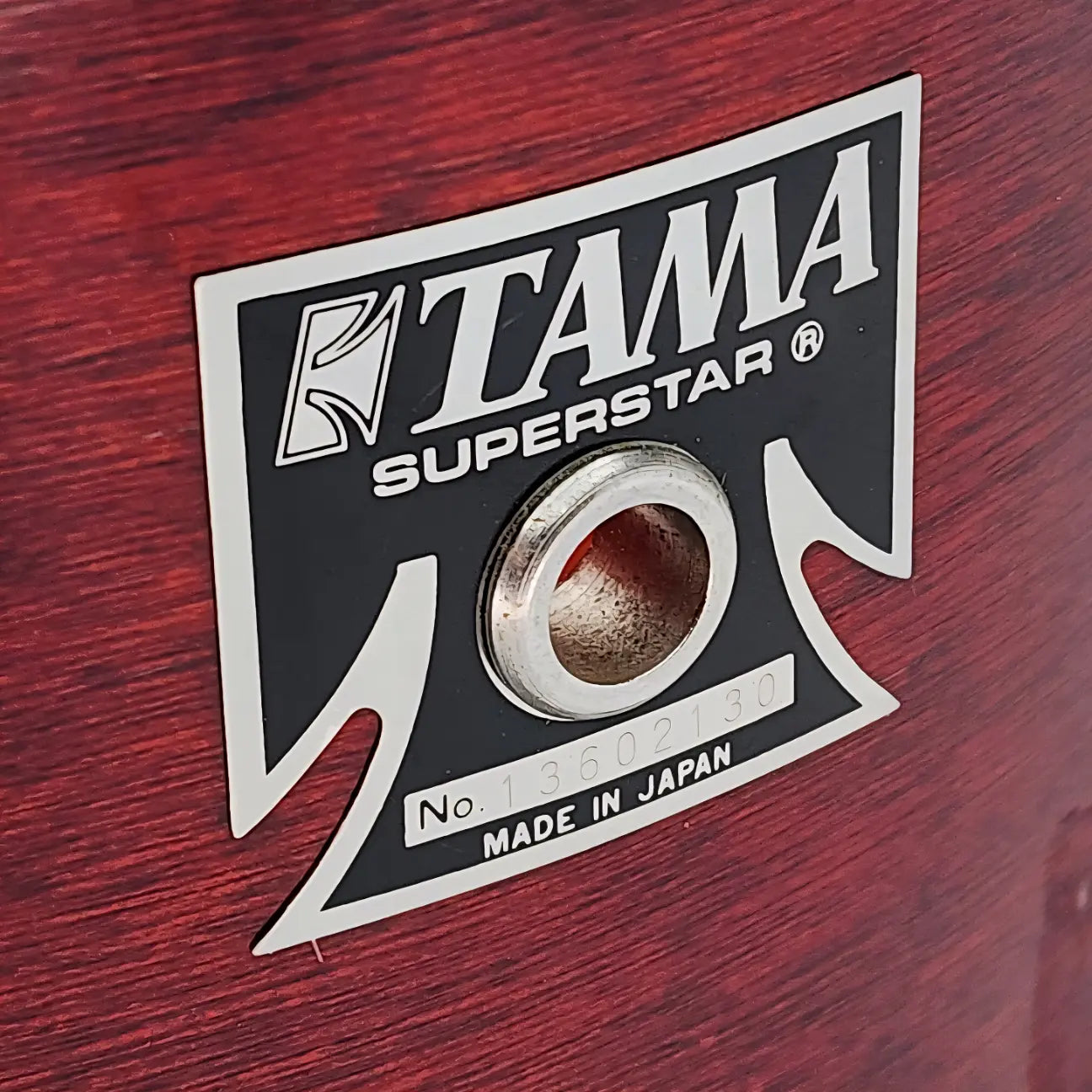 Used Vintage Tama Superstar Tom 10x9 Cherry Wine MIJ - Good - Drum Center Of Portsmouth