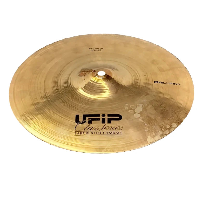 Used UFIP Classic Brilliant Splash Cymbal 12" - Very Good - Drum Center Of Portsmouth