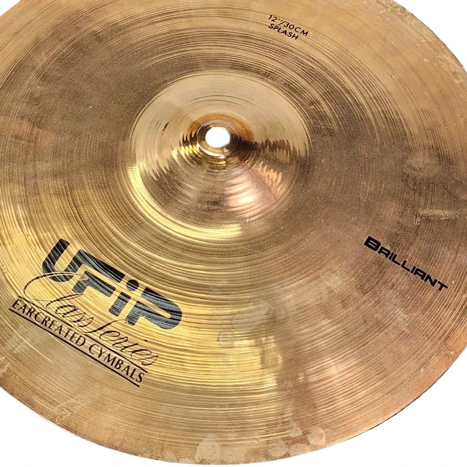Used UFIP Classic Brilliant Splash Cymbal 12" - Very Good - Drum Center Of Portsmouth