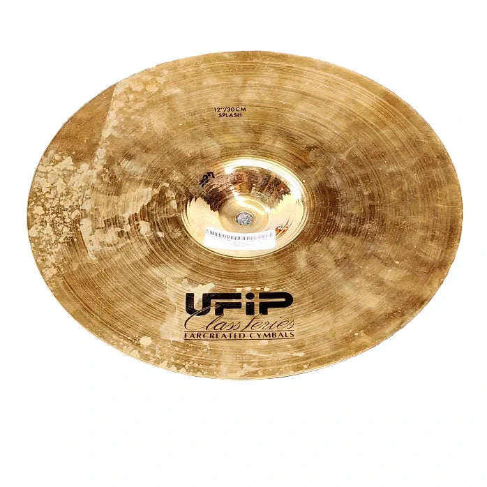 Used UFIP Classic Brilliant Splash Cymbal 12" - Very Good - Drum Center Of Portsmouth