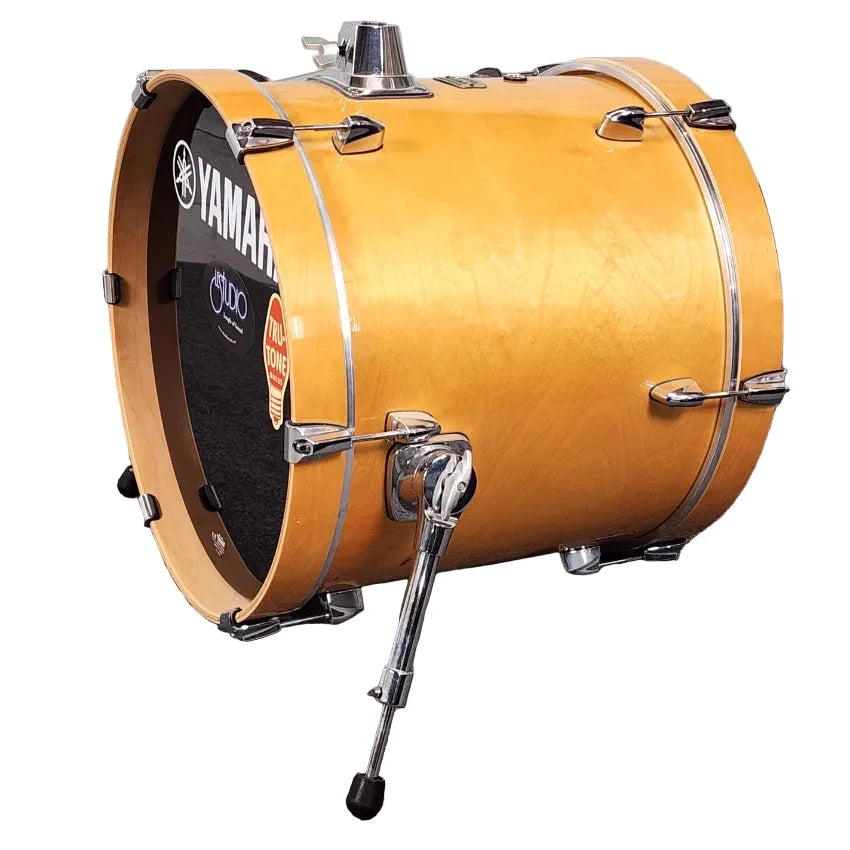 Used Yamaha Stage Custom Birch 18x14 Bass Drum Natural - Good - Drum Center Of Portsmouth