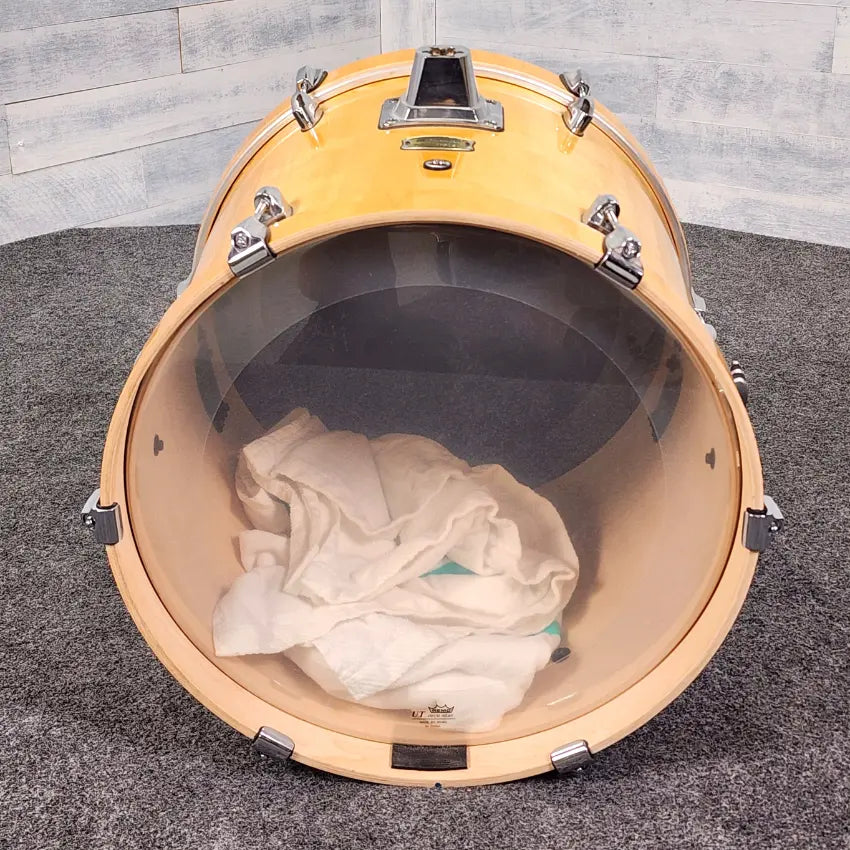Used Yamaha Stage Custom Birch 18x14 Bass Drum Natural - Good - Drum Center Of Portsmouth