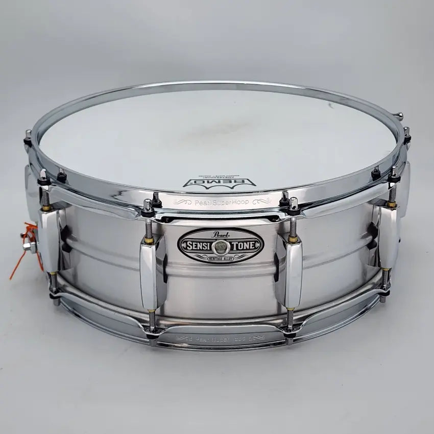 Used Pearl Sensitone Heritage Alloy Snare Drum 14x5 Aluminum - Very Good - Drum Center Of Portsmouth