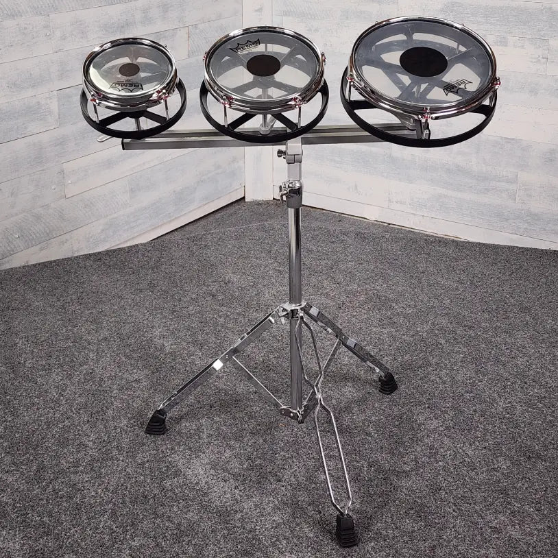 Used Misc Rototom set 6/8/10 w/Stand - Good - Drum Center Of Portsmouth