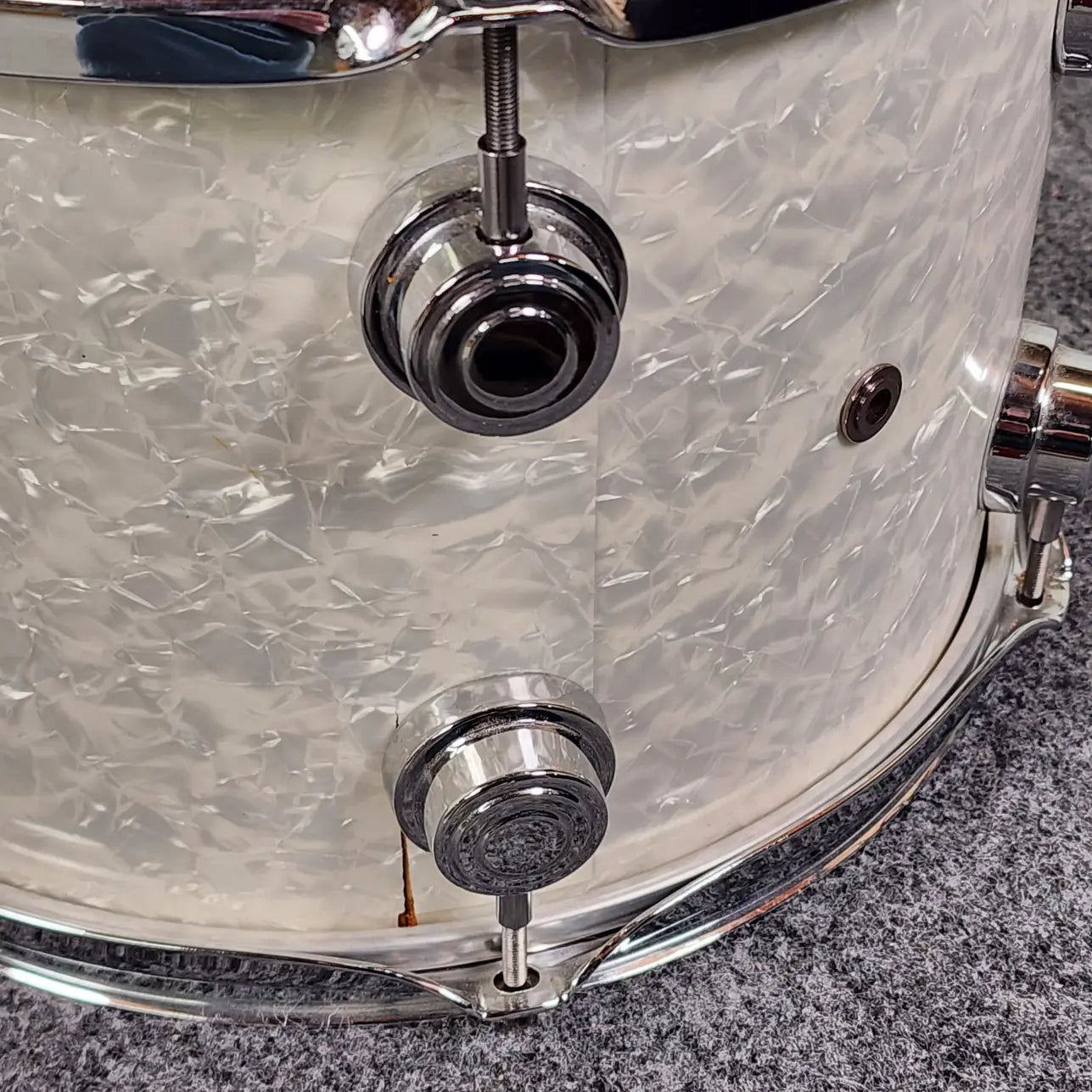 Used DW Collectors 4pc Drum Set White Marine Pearl - Fair - Drum Center Of Portsmouth