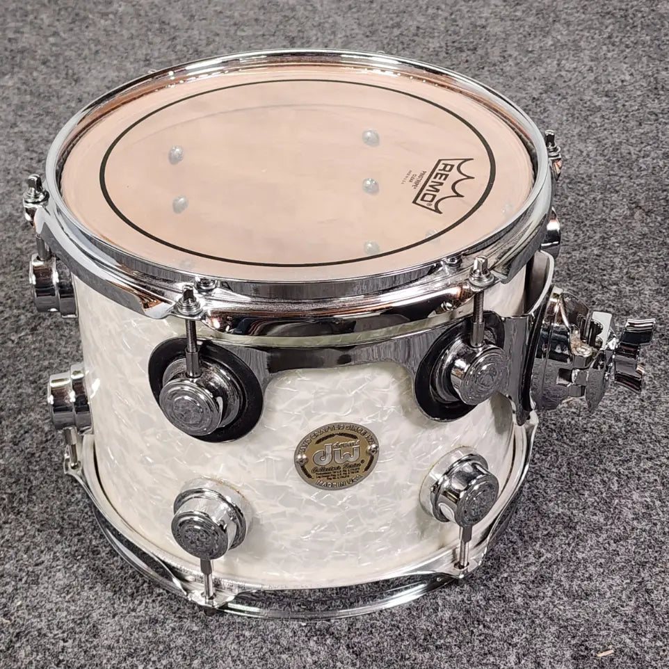 Used DW Collectors 4pc Drum Set White Marine Pearl - Fair - Drum Center Of Portsmouth