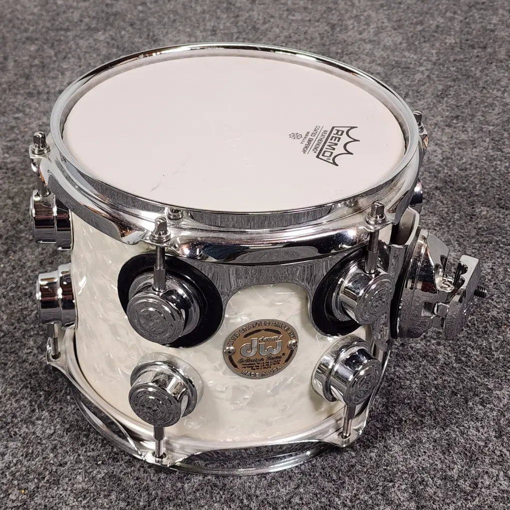 Used DW Collectors 4pc Drum Set White Marine Pearl - Fair - Drum Center Of Portsmouth