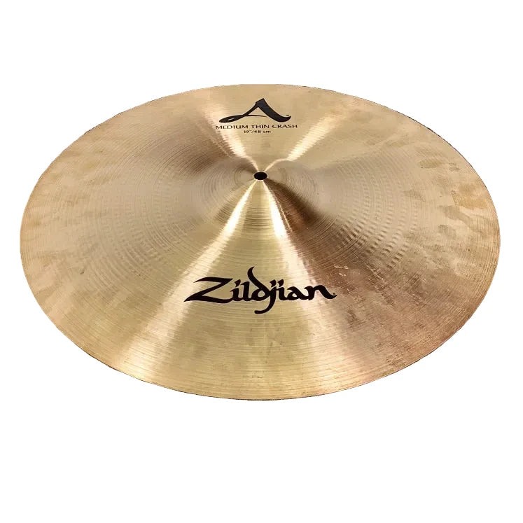 Used Zildjian A Medium Thin Crash Cymbal 19" - Very Good - Drum Center Of Portsmouth