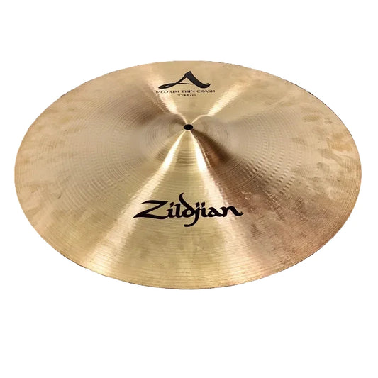 Used Zildjian A Medium Thin Crash Cymbal 19" - Very Good - Drum Center Of Portsmouth