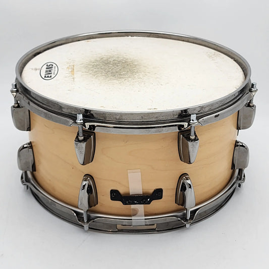 Used Yamaha Steve Jordan Signature Snare Drum 13x6.5 Satin Natural - Fair - Drum Center Of Portsmouth
