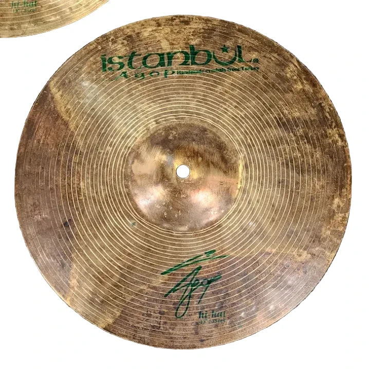 Used Istanbul Agop Signature Hi Hat Cymbals 13" - Excellent - Drum Center Of Portsmouth