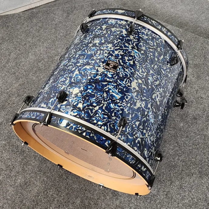 Used Gretsch Catalina Club 3pc Drum Set Alien Blue w/Tom Holder - Very Good - Drum Center Of Portsmouth