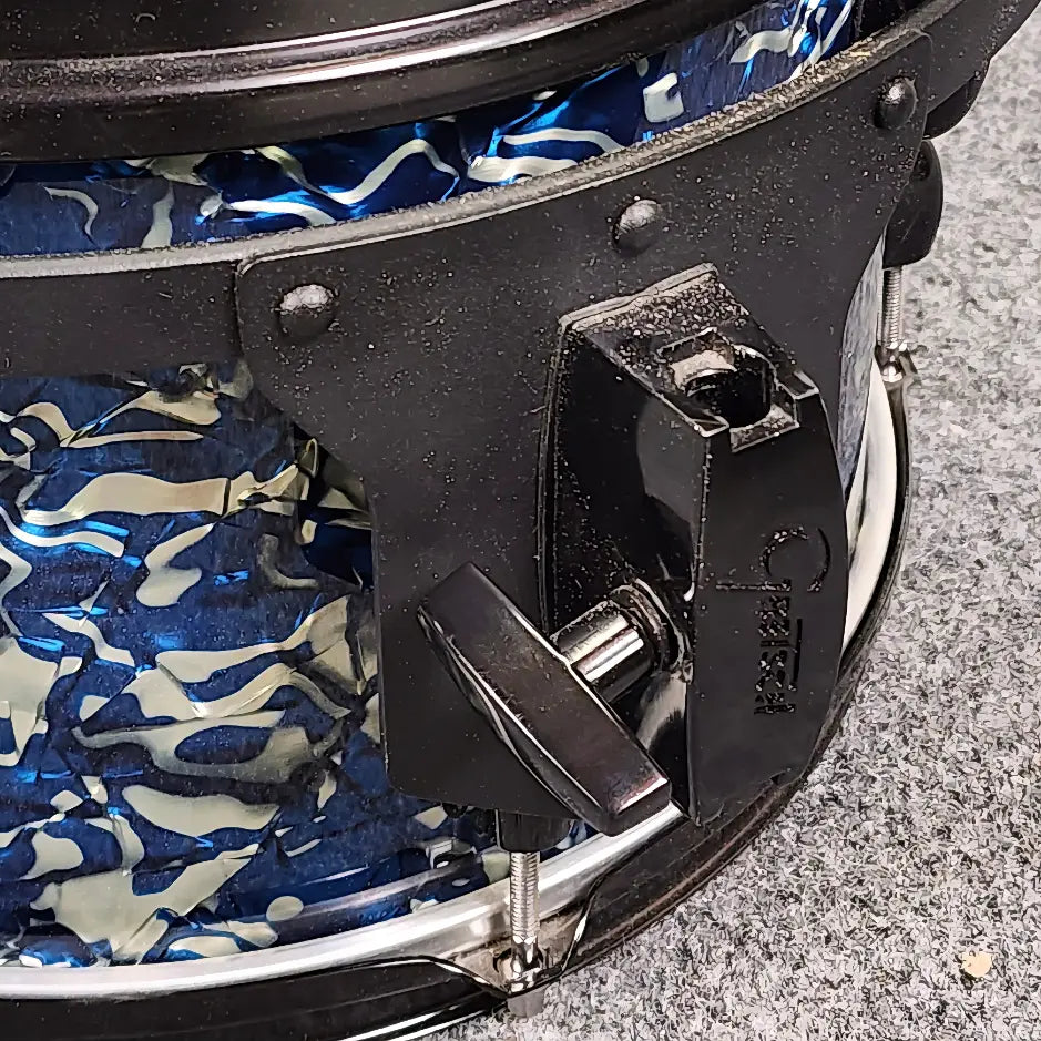 Used Gretsch Catalina Club 3pc Drum Set Alien Blue w/Tom Holder - Very Good - Drum Center Of Portsmouth