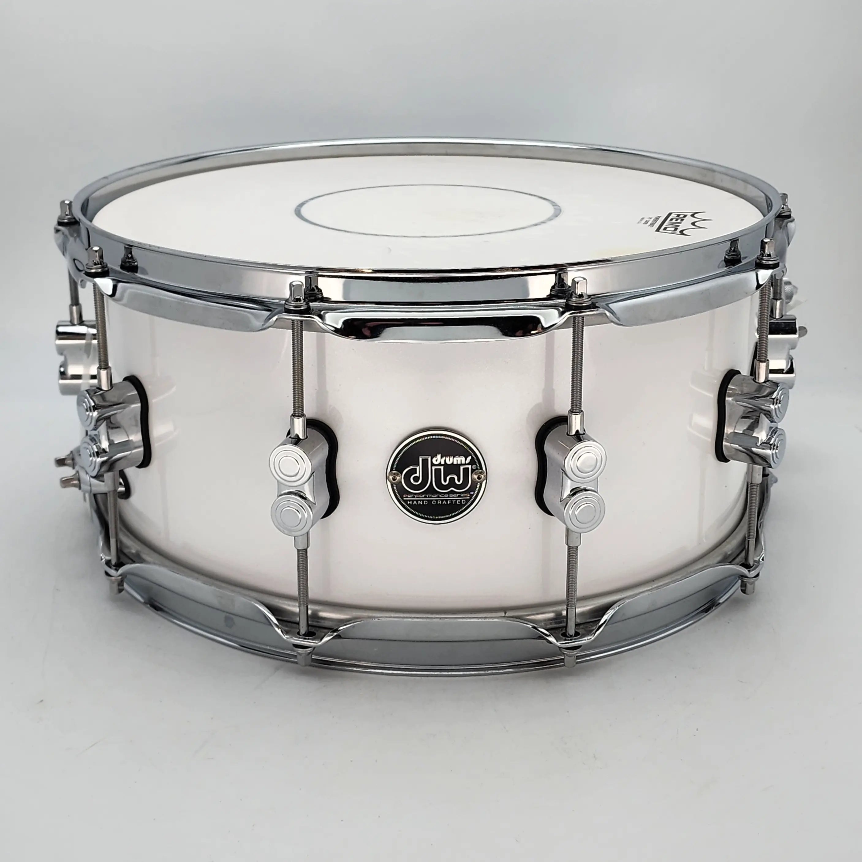 Used DW Performance Snare Drum 14x6.5 White - Very Good - Drum Center Of Portsmouth