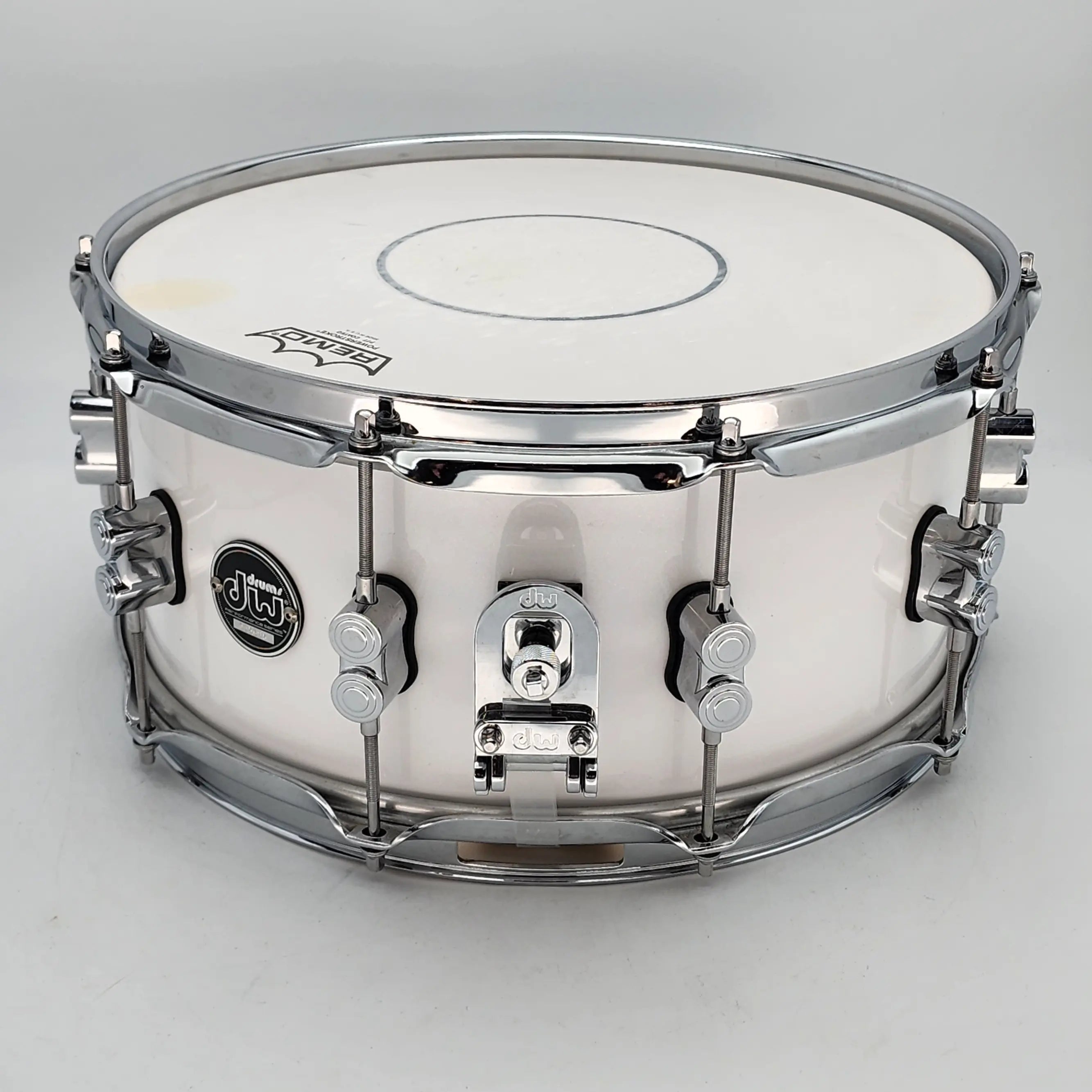 Used DW Performance Snare Drum 14x6.5 White - Very Good - Drum Center Of Portsmouth