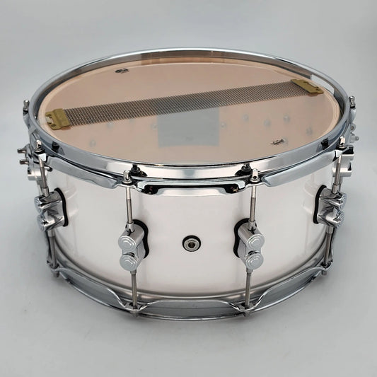 Used DW Performance Snare Drum 14x6.5 White - Very Good - Drum Center Of Portsmouth