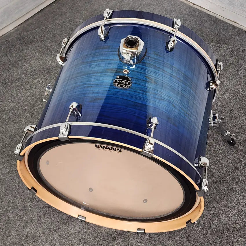 Used Mapex Armory 5pc Drum Set Blue Wave Burst - Very Good - Drum Center Of Portsmouth