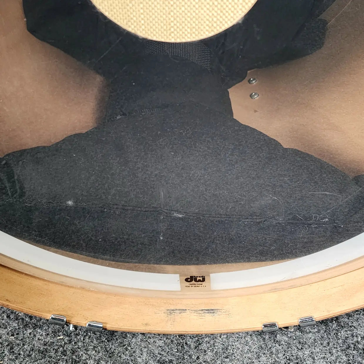 Used DW Collectors 3pc Drum Set Broken Glass Glitter w/Tom Stand - Good - Drum Center Of Portsmouth