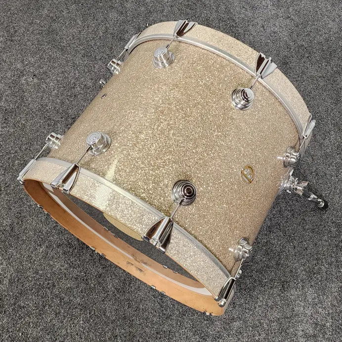 Used DW Collectors 3pc Drum Set Broken Glass Glitter w/Tom Stand - Good - Drum Center Of Portsmouth