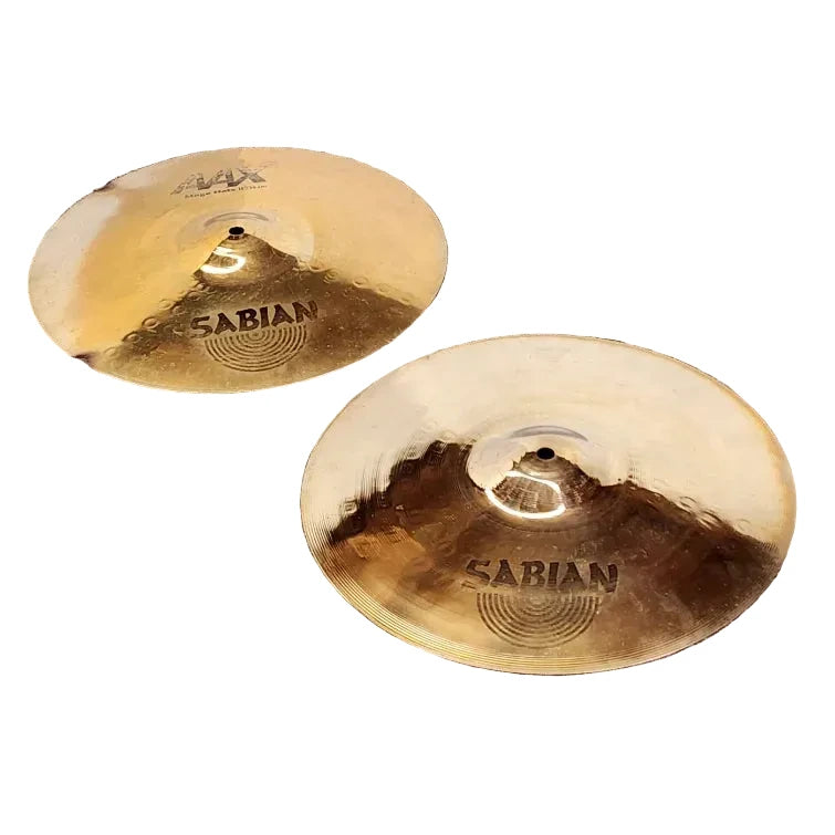 Used Sabian AAX Stage Hi Hat Cymbals 14" - Good - Drum Center Of Portsmouth