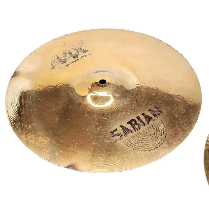 Used Sabian AAX Stage Hi Hat Cymbals 14" - Good - Drum Center Of Portsmouth