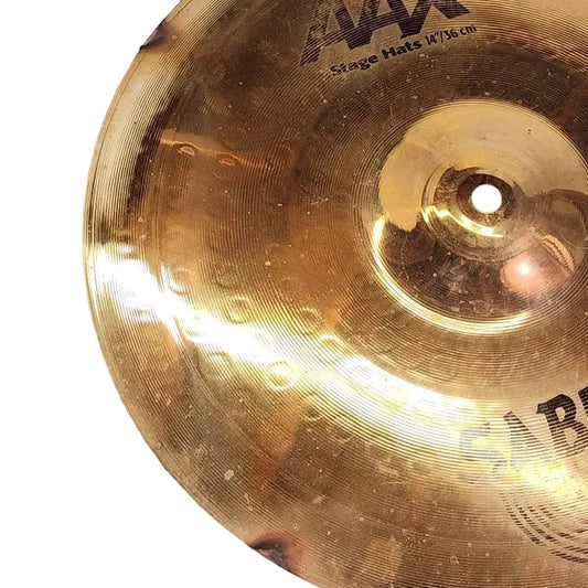 Used Sabian AAX Stage Hi Hat Cymbals 14" - Good - Drum Center Of Portsmouth