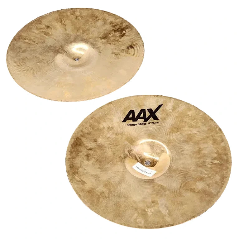 Used Sabian AAX Stage Hi Hat Cymbals 14" - Good - Drum Center Of Portsmouth
