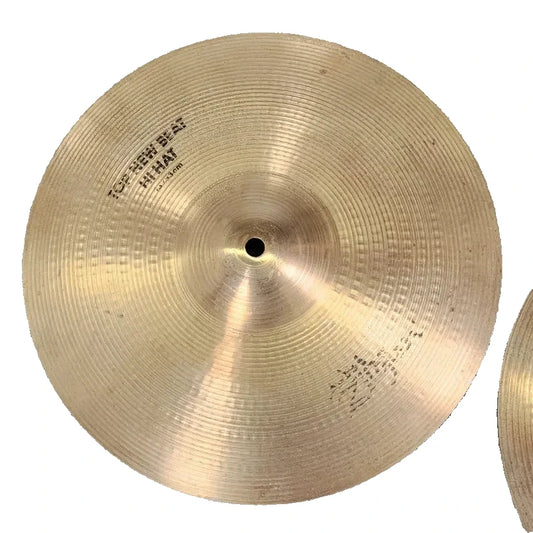 Used Zildjian A New Beat Hi Hat Cymbals 13" 824/992 grams - Good - Drum Center Of Portsmouth