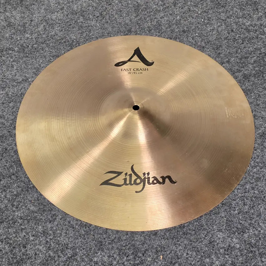 Used Zildjian A Fast Crash Cymbal 18" - Very Good - Drum Center Of Portsmouth