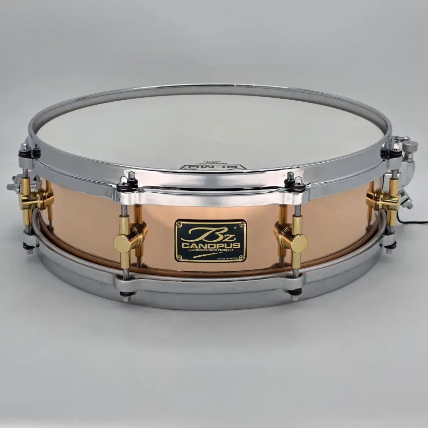 Used Canopus 'The Bronze' Snare Drum 14x4 w/Cast Hoops - Very Good - Drum Center Of Portsmouth