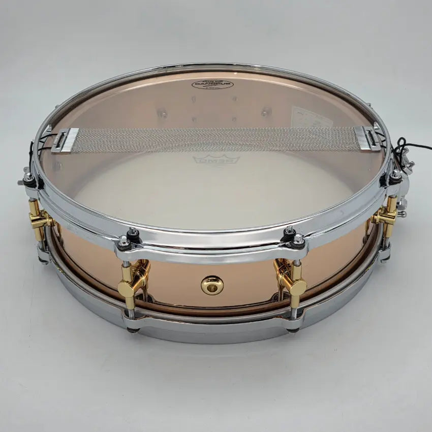 Used Canopus 'The Bronze' Snare Drum 14x4 w/Cast Hoops - Very Good - Drum Center Of Portsmouth