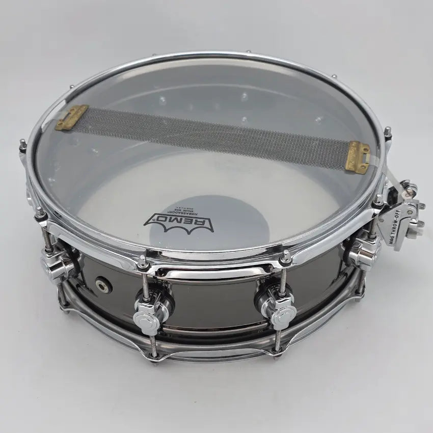 Used DW Design Black Nickel Over Brass Snare Drum 14x5.5 - Good - Drum Center Of Portsmouth