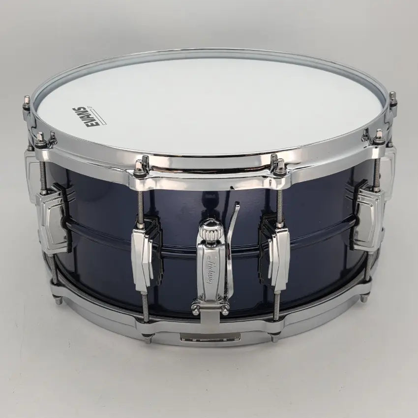 Used Ludwig Black Beauty Snare Drum 14x6.5 Blue Diamond - Very Good - Drum Center Of Portsmouth
