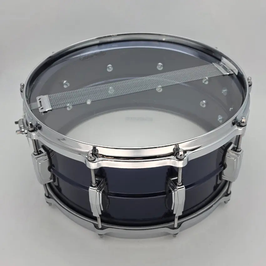 Used Ludwig Black Beauty Snare Drum 14x6.5 Blue Diamond - Very Good - Drum Center Of Portsmouth
