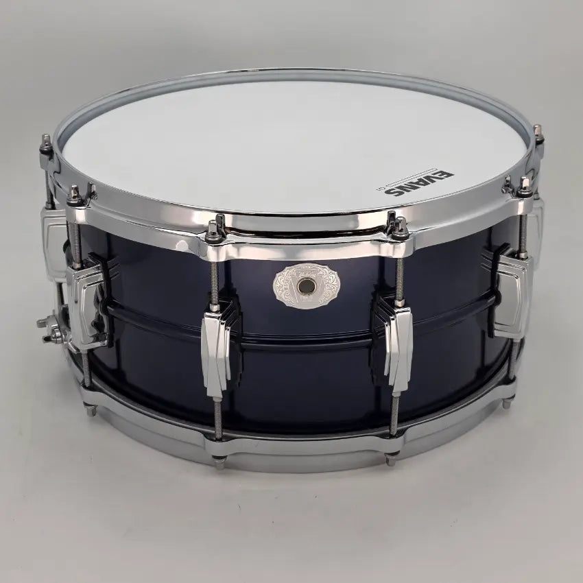 Used Ludwig Black Beauty Snare Drum 14x6.5 Blue Diamond - Very Good - Drum Center Of Portsmouth