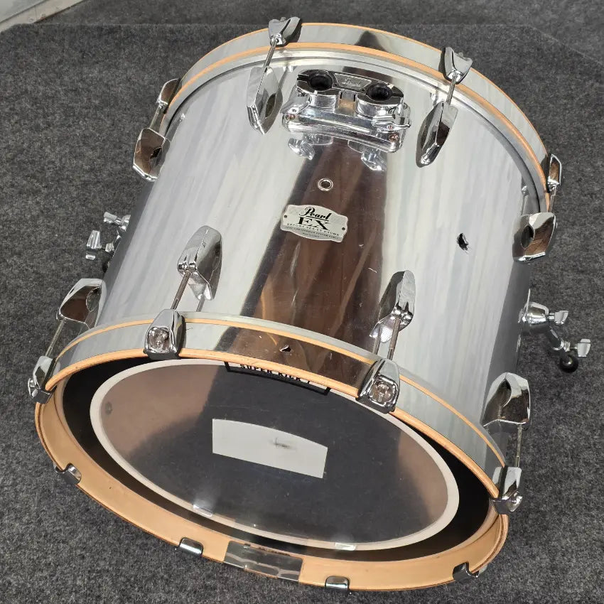 Used Pearl Export 4pc Drum Set Chrome - Fair - Drum Center Of Portsmouth