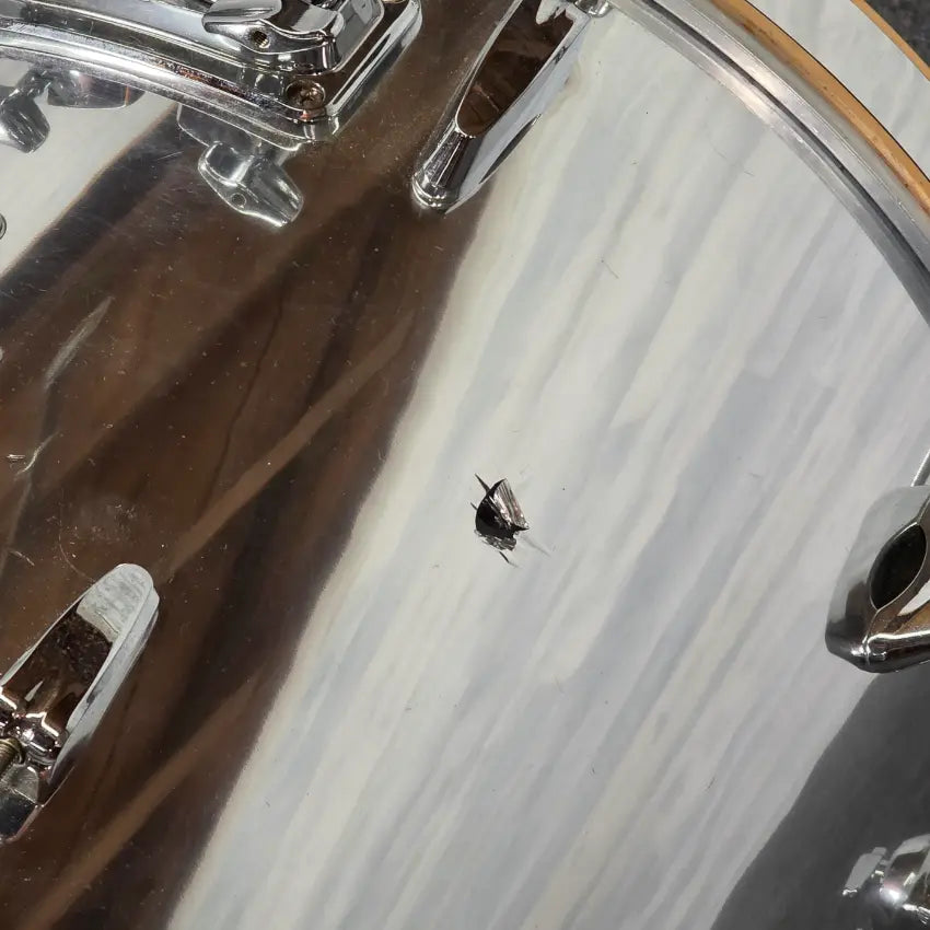 Used Pearl Export 4pc Drum Set Chrome - Fair - Drum Center Of Portsmouth