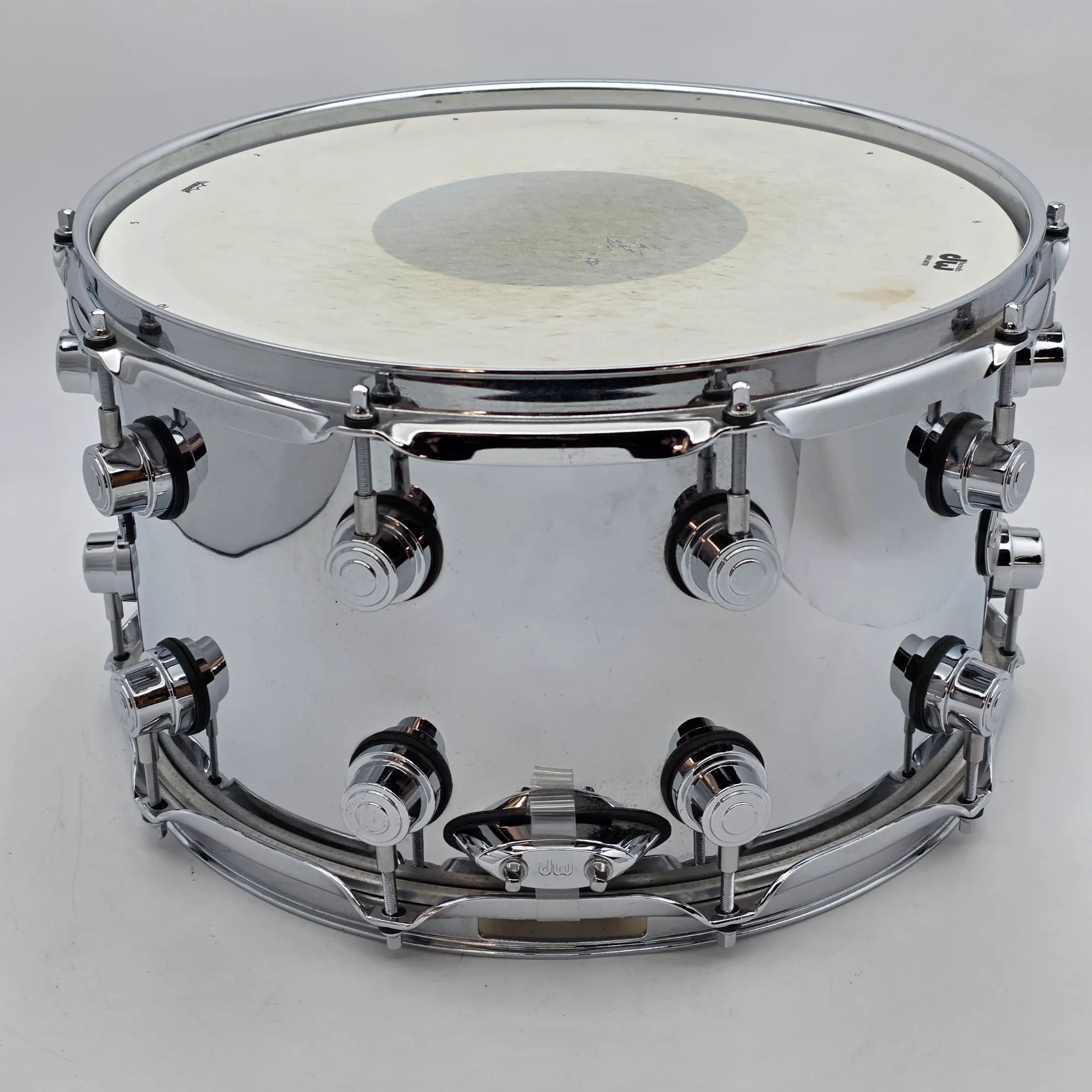 Used DW Performance Chrome Over Steel Snare Drum 14x8 - Very Good - Drum Center Of Portsmouth