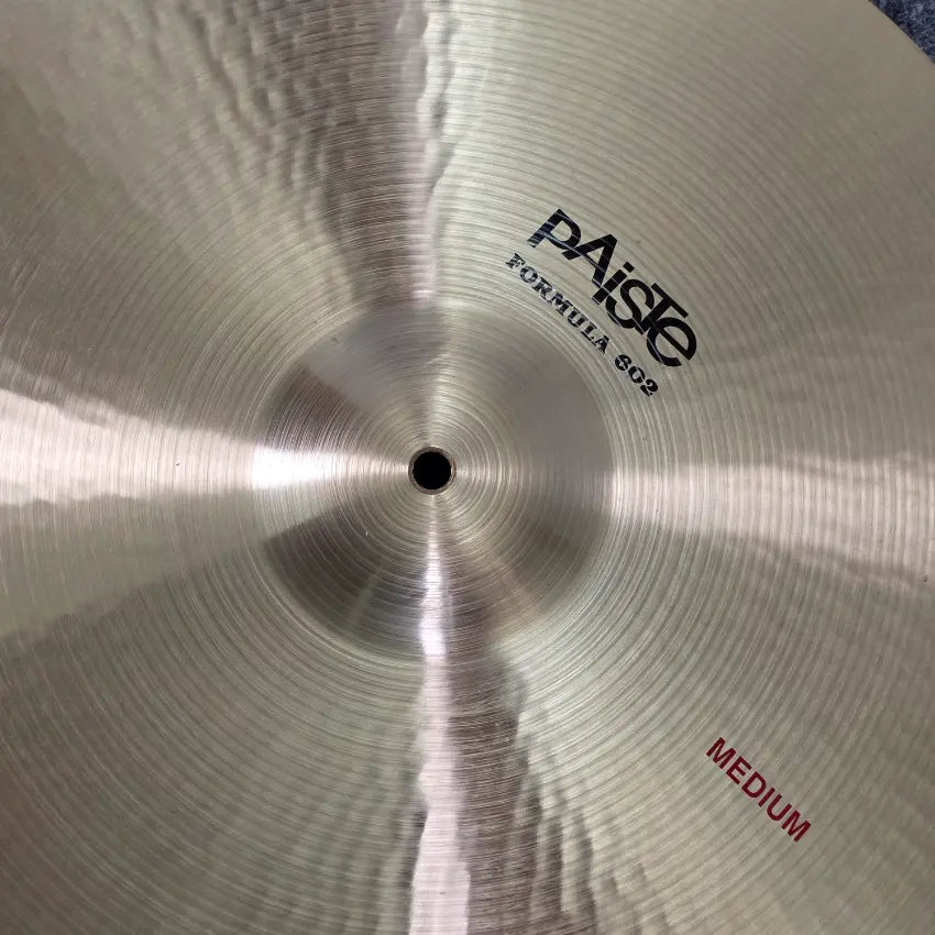 Used Paiste Formula 602 Medium Crash Cymbal 19" - Very Good - Drum Center Of Portsmouth