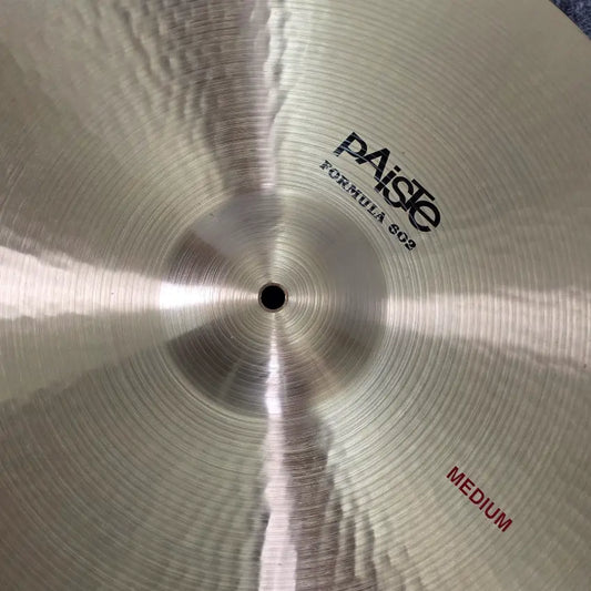 Used Paiste Formula 602 Medium Crash Cymbal 19" - Very Good - Drum Center Of Portsmouth