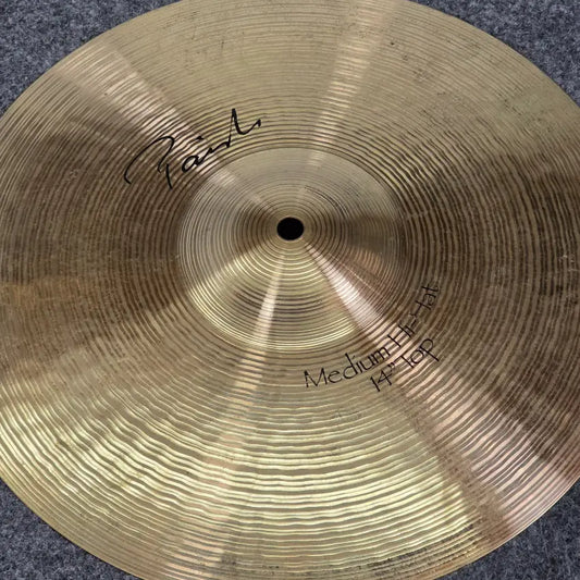 Used Paiste Signature Medium Hi Hat Cymbals 14" - Good - Drum Center Of Portsmouth