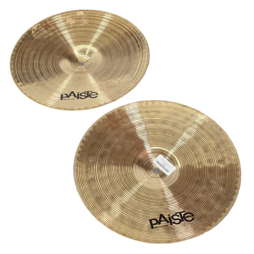 Used Paiste Signature Medium Hi Hat Cymbals 14" - Good - Drum Center Of Portsmouth