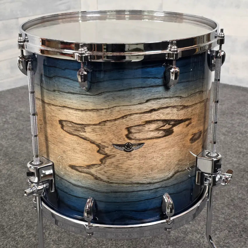 Used Tama Star Walnut 5pc Drum Set Indigo Japanese Sen Burst - Good - Drum Center Of Portsmouth