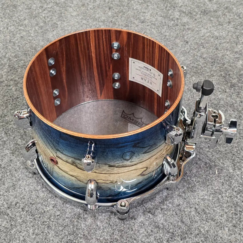 Used Tama Star Walnut 5pc Drum Set Indigo Japanese Sen Burst - Good - Drum Center Of Portsmouth