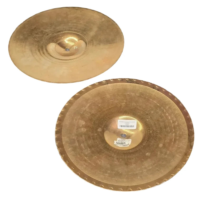 Used Zildjian A Custom Mastersound Hi Hat Cymbals 14" - Good - Drum Center Of Portsmouth