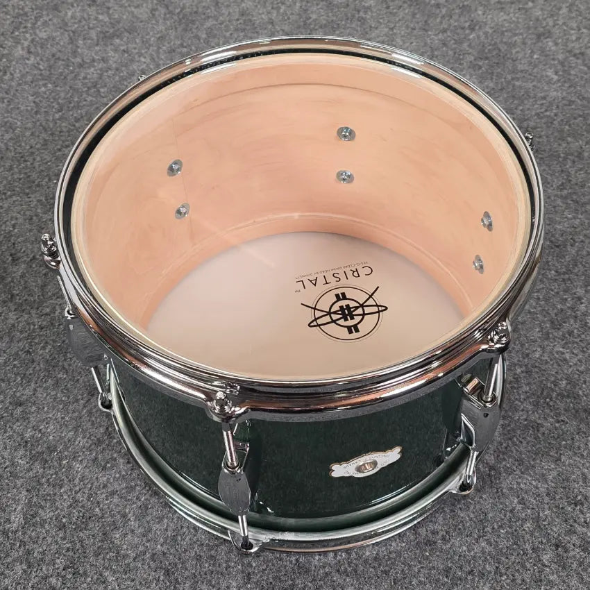 Used George Way Tuxedo Studio 3pc Drum Set Kaddy Green - Very Good - Drum Center Of Portsmouth