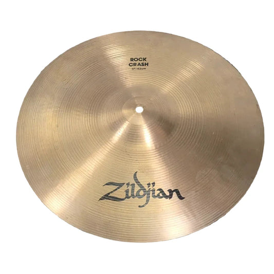 Used Zildjian A Rock Crash Cymbal 17" - Good - Drum Center Of Portsmouth
