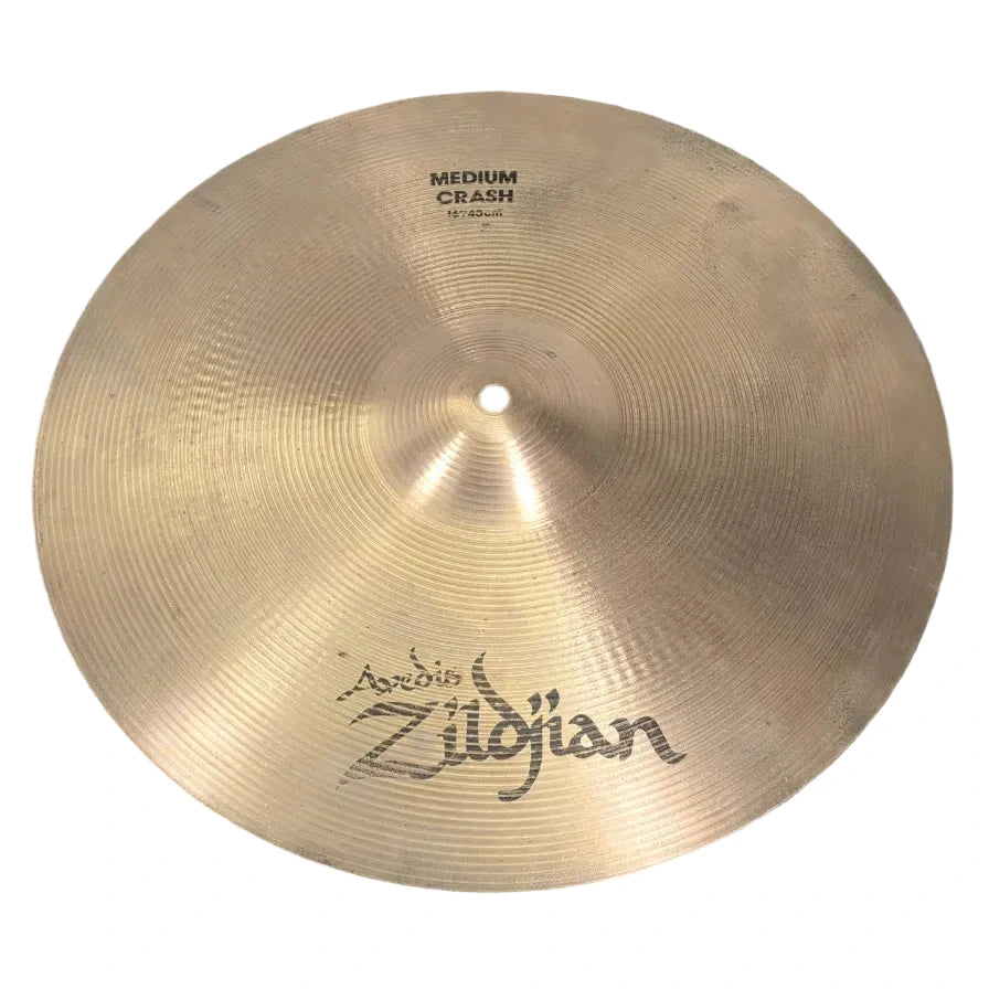 Used Zildjian A Medium Crash Cymbal 16" - Good - Drum Center Of Portsmouth