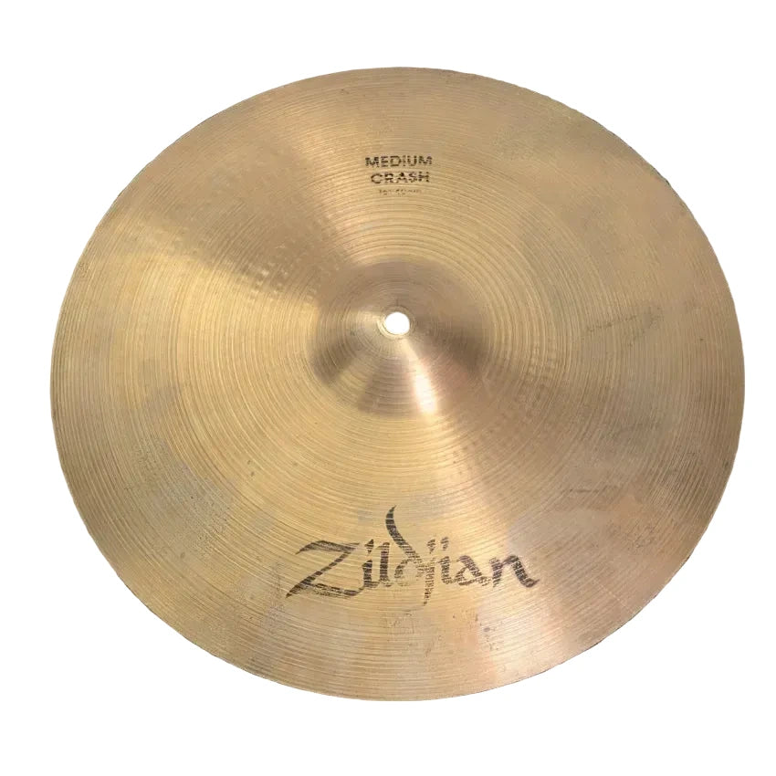 Used Zildjian A Medium Crash Cymbal 16" (keyholed) - Good - Drum Center Of Portsmouth