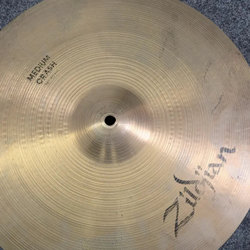 Used Zildjian A Medium Crash Cymbal 16" (keyholed) - Good - Drum Center Of Portsmouth